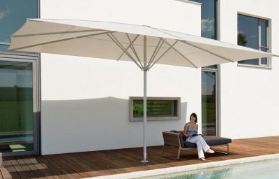Sonnenschirme 5x5 Meter oder 5m Durchmesser vergleichen