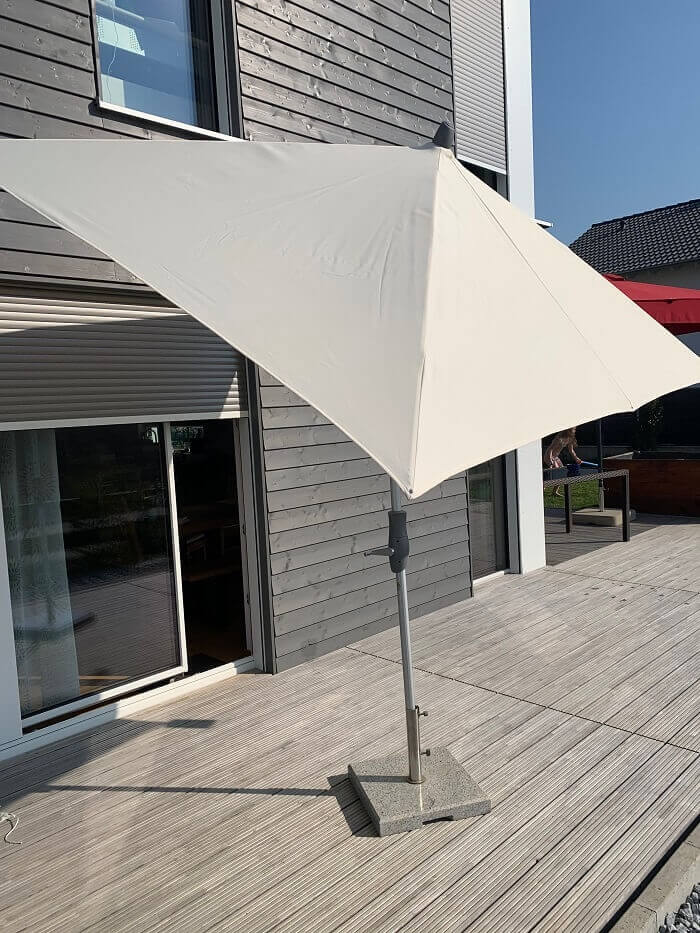Sonnenschirm mit Kurbel 2x3 Meter