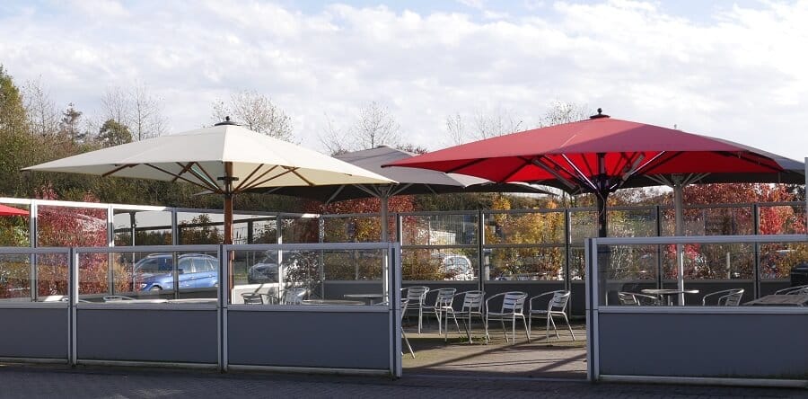 windstabiler Sonnenschirm