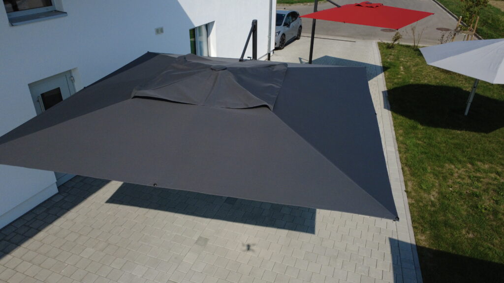 4x4 Meter Ampelsonnenschirm