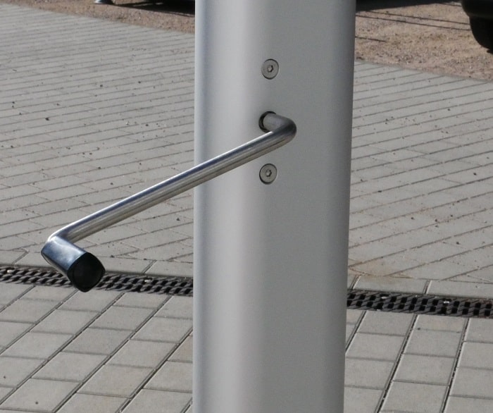 Ampelschirm windstabil